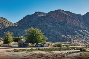 Campsite at Klein Pella